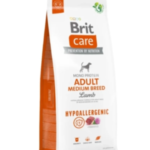 Brit Care Adult Medium Breed Lamb – 12 kg. + 2 Kg. Gratis