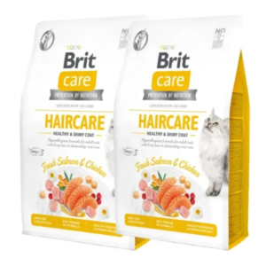 Brit Care Cat Haircare Fresh Salmon & Chicken – 2 kg. – 2 bolsas por