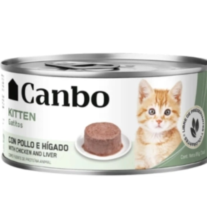 Canbo Gatitos con Pollo e Hígado – lata 85 gr.