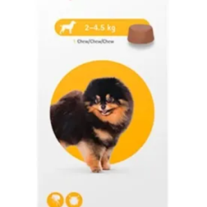 Bravecto perros muy pequeños (2 – 4.5 kg) – 112.5 mg.