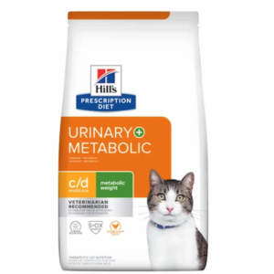 Hills PD Feline c/d Urinary + Metabolic – 2.88 kg.