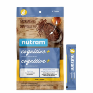 Nutram Cognitive+ Chicken & Salmon Treats Kitten 4 Tubes – 56 gr.