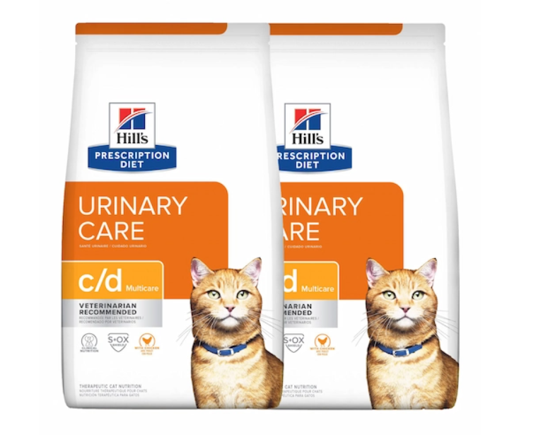 Hills PD Feline c/d Urinary Care – 1.8 kg. – 2 bolsas por