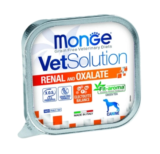 Monge Vet Solution Renal and Oxalate Canine – lata 150 gr